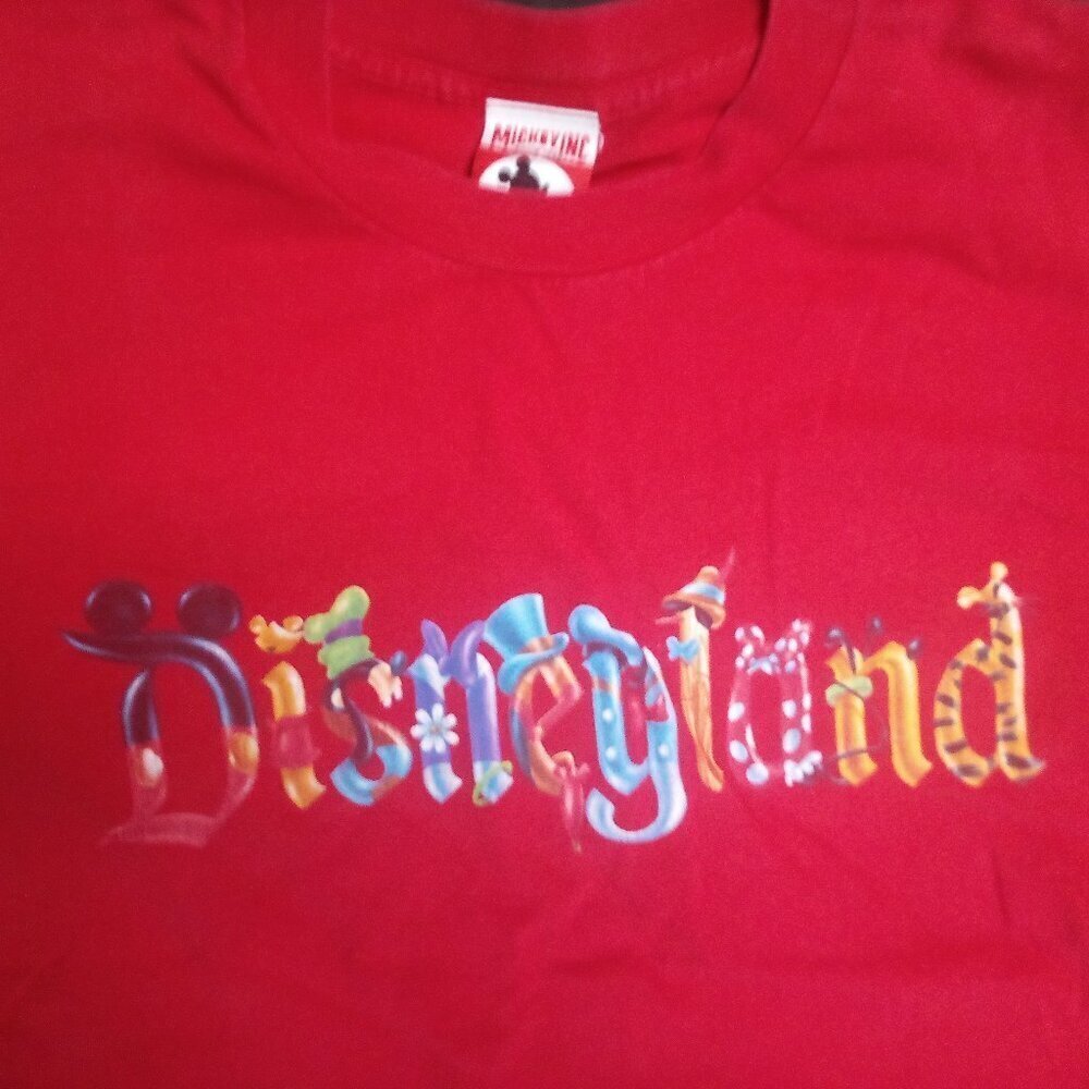 Vintage Mickey Inc. Disneyland Characters Spell Out T-Shirt